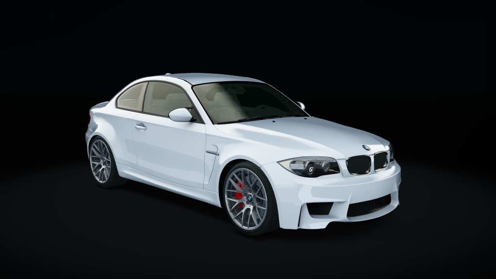 BMW 1M, skin white