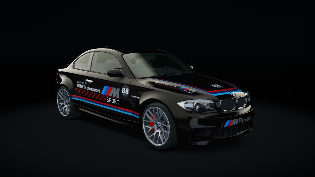 BMW 1M Stage 3, skin BMW_Motorsport_black_88