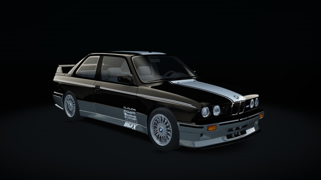 BMW M3 E30 Step1, skin Diamond_Black_metallic