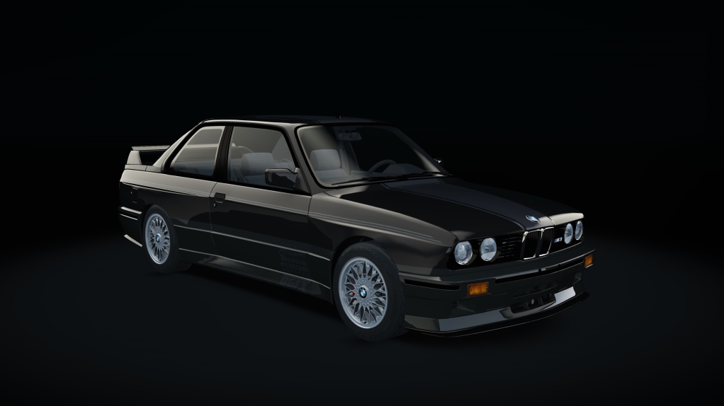 BMW M3 E30 Step1, skin Nogaro_Silver_metallic