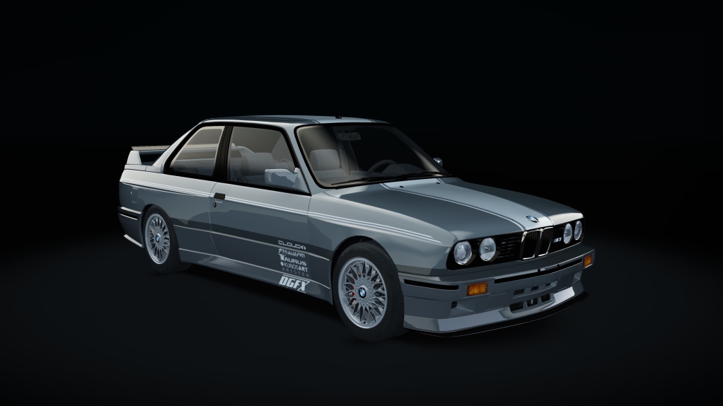 BMW M3 E30 Step1, skin Sterling_Silver_metallic