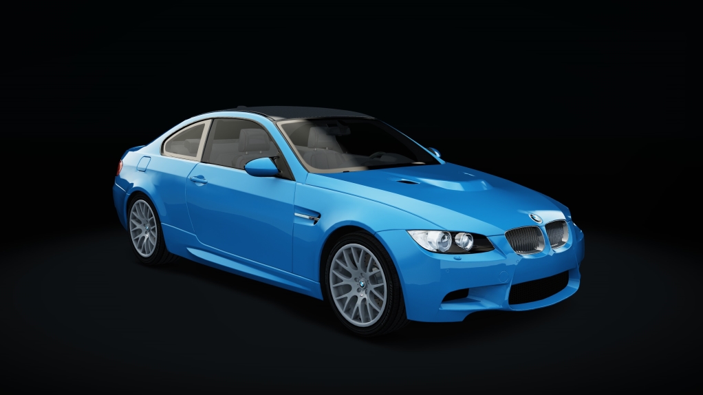 BMW M3 E92, skin Laguna_Seca_Blue