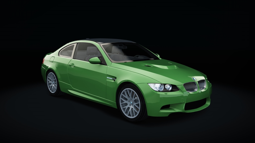 BMW M3 E92, skin Power_Green