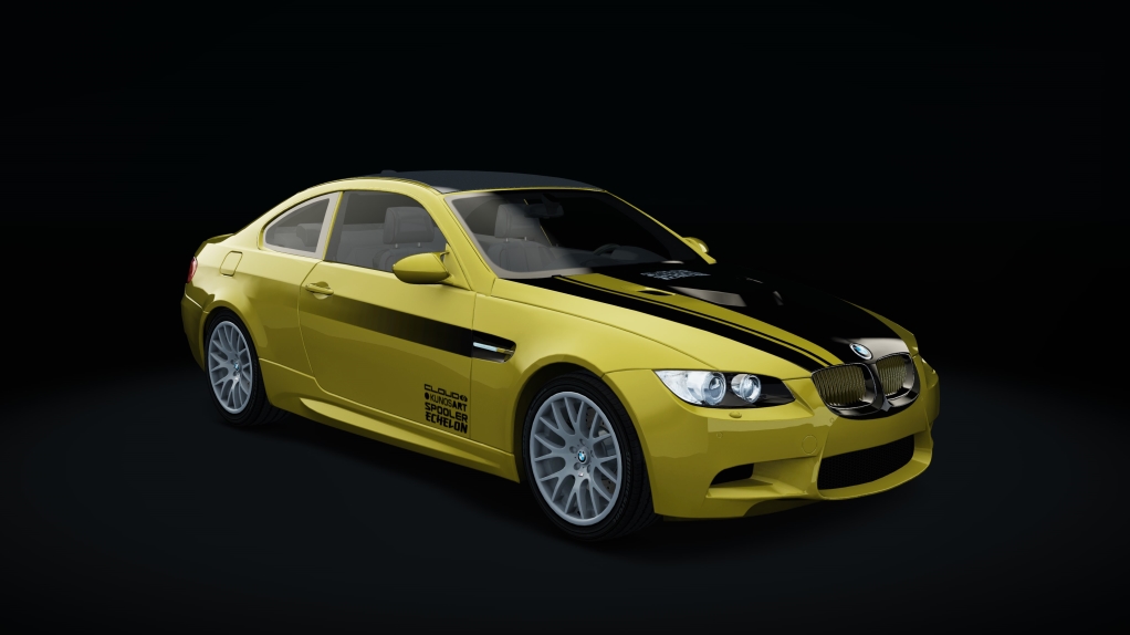 BMW M3 E92 Step1, skin Phoenix_Yellow