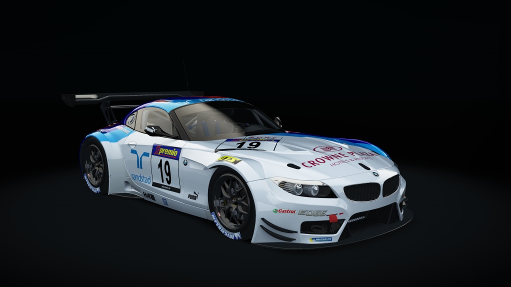 BMW Z4 GT3, skin bmw_motorsport_2013_white
