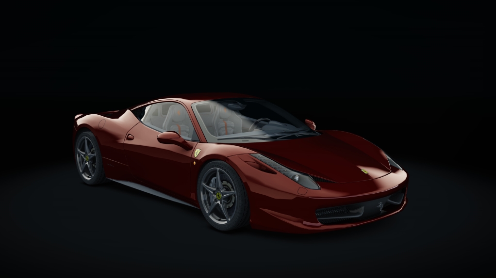 Ferrari 458 Italia, skin 08_rosso_mugello