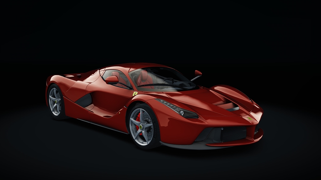 Ferrari LaFerrari, skin 02_rosso_corsa_r