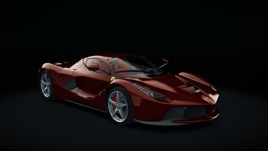Ferrari LaFerrari, skin 16_rosso_mugello_r