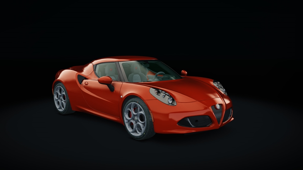 Alfa Romeo 4C, skin orange_satin