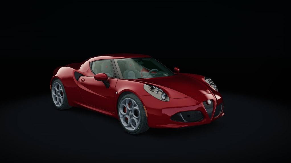 Alfa Romeo 4C, skin red