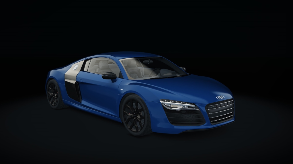 Audi R8 V10 Plus, skin 01_sepang_blue_matte_t