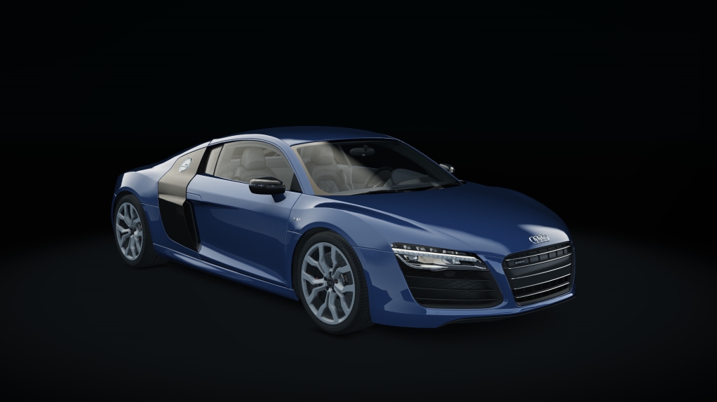 Audi R8 V10 Plus, skin 04_estoril_blue_crystal