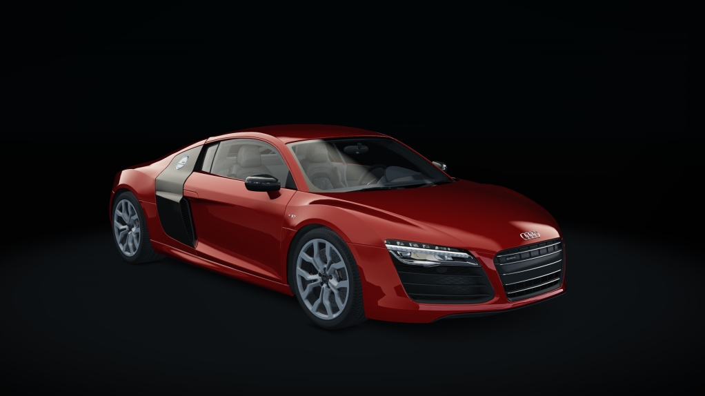 Audi R8 V10 Plus, skin Brilliant_Red