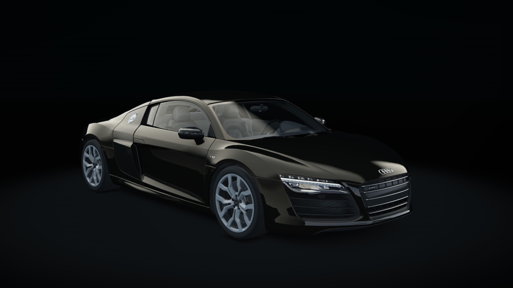 Audi R8 V10 Plus, skin Panther_Black_Crystal