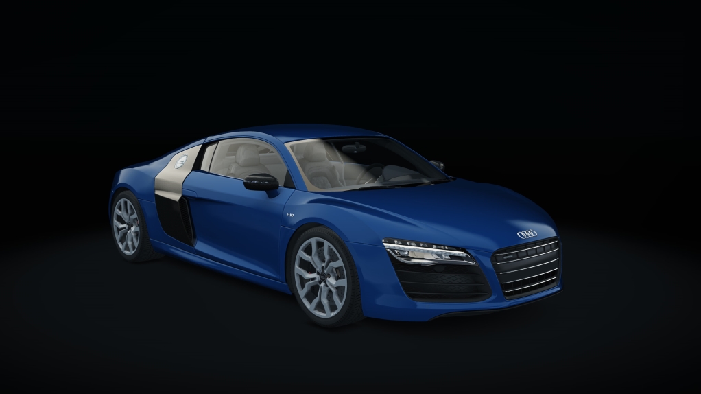 Audi R8 V10 Plus, skin Sepang_Blue_Matte