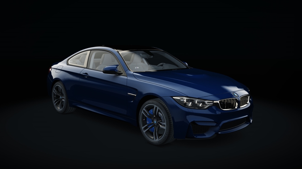 BMW M4, skin tananit_blue_metallic