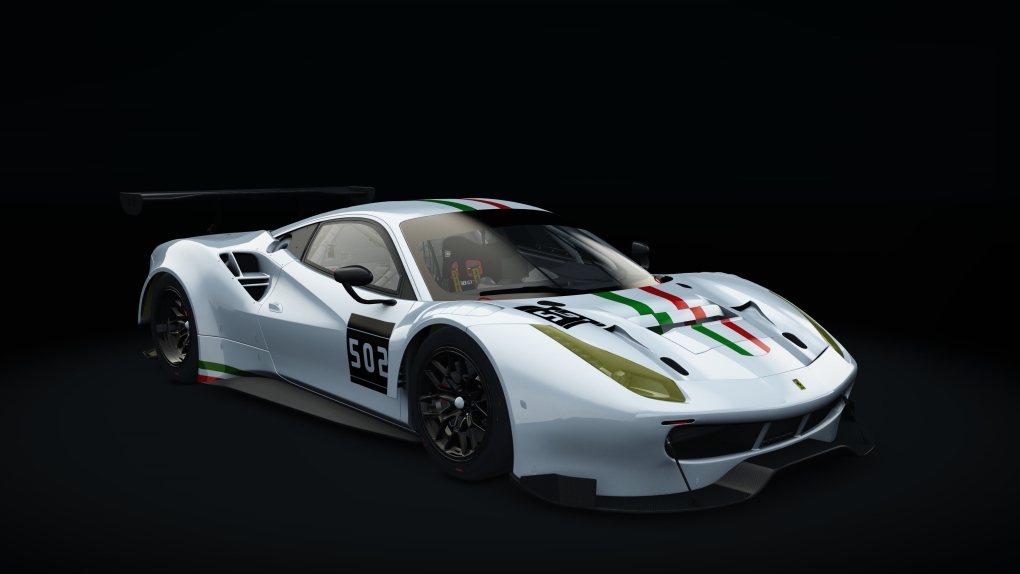 Ferrari 488 GT3, skin 05_racing_502