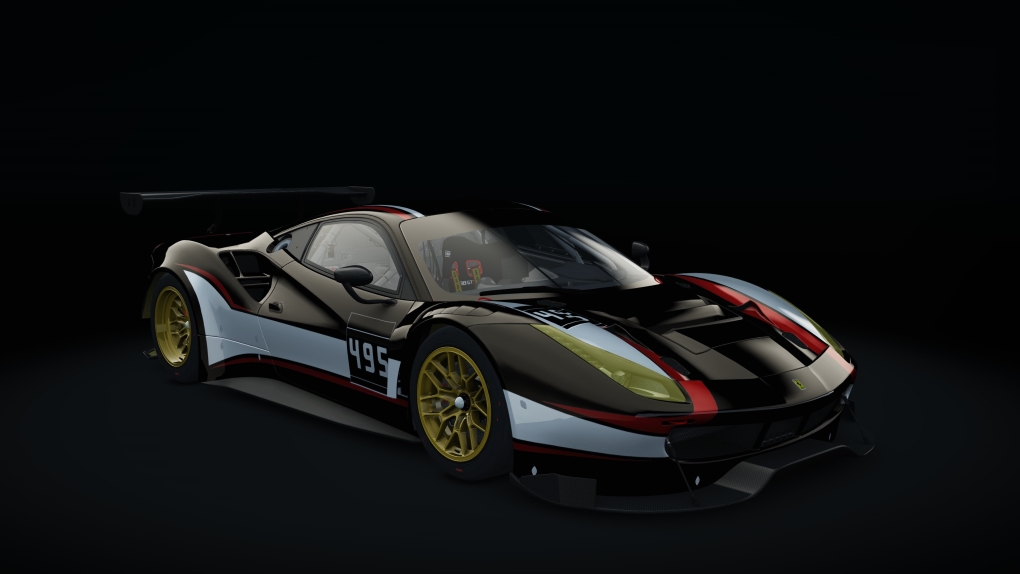 Ferrari 488 GT3, skin 13_racing_495