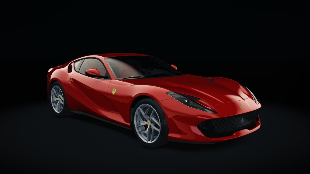 Ferrari 812 Superfast, skin 01_rosso_corsa