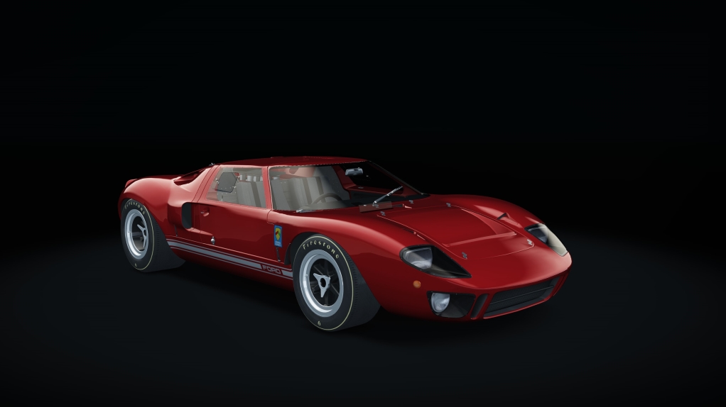 Ford GT40, skin red
