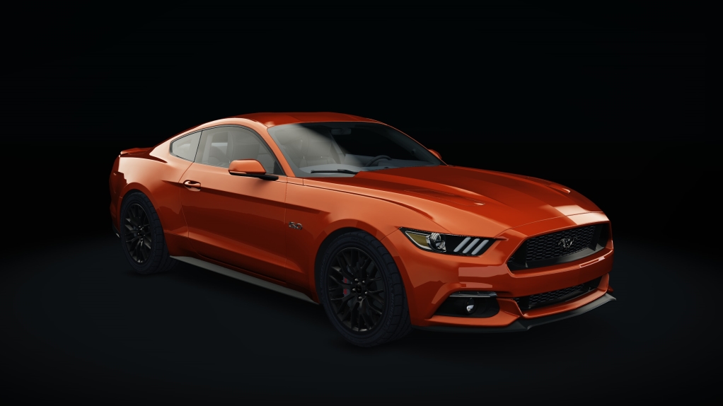 Ford Mustang 2015, skin 14_competition_orange