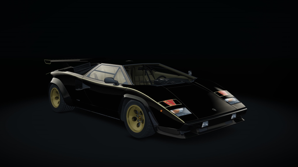Lamborghini Countach, skin WalterWolf_black