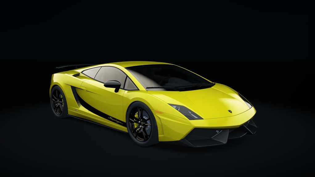 Lamborghini Gallardo SL, skin striped_yellow