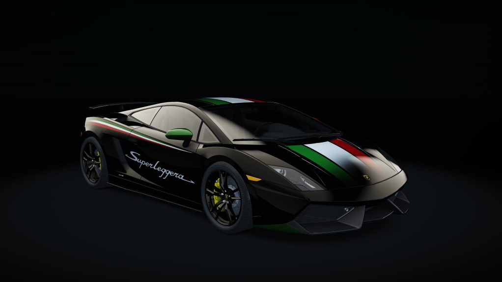 Lamborghini Gallardo SL, skin tricolor_black