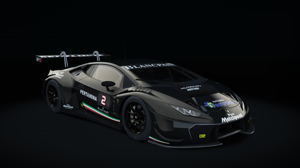 Lamborghini Huracan GT3, skin Racing_Black
