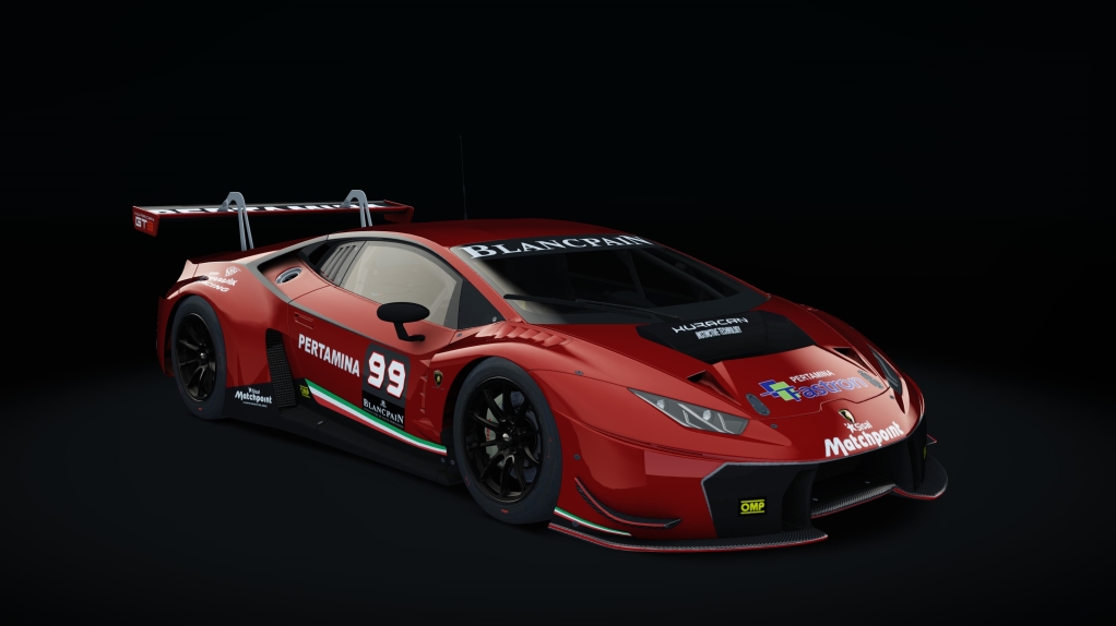 Lamborghini Huracan GT3, skin Racing_Red