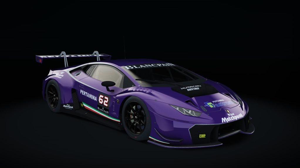 Lamborghini Huracan GT3, skin Racing_Violet