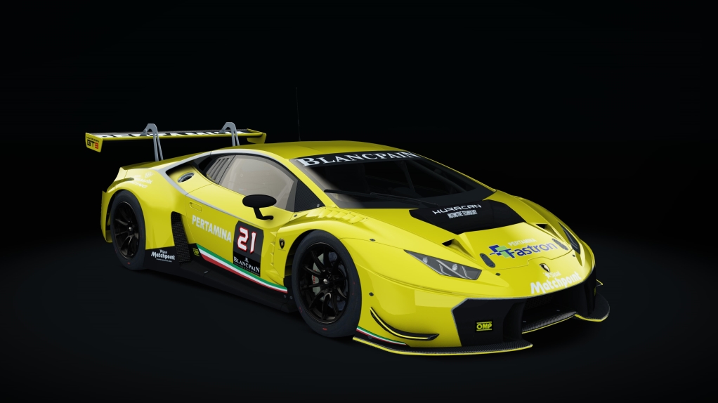 Lamborghini Huracan GT3, skin Racing_Yellow