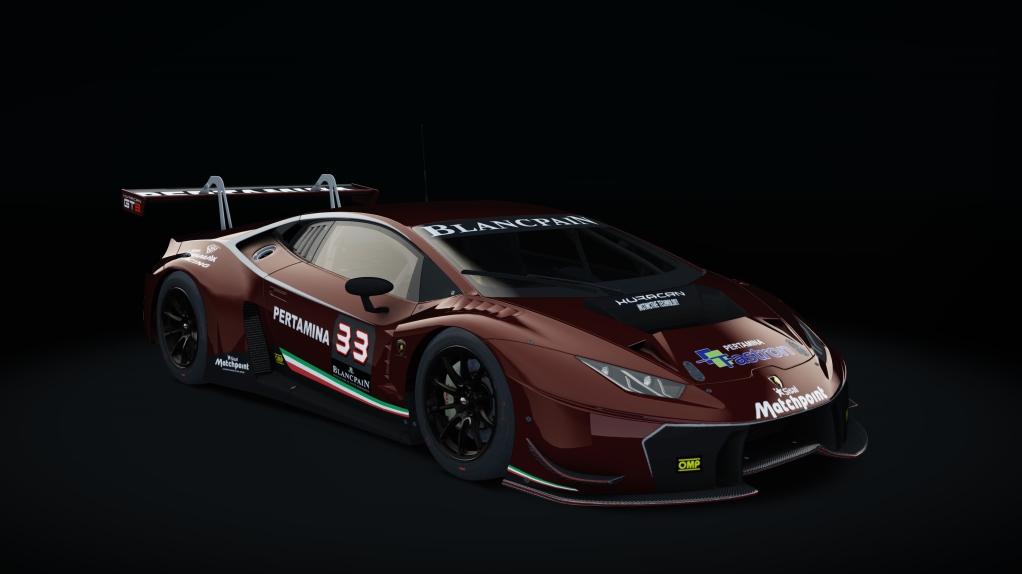 Lamborghini Huracan GT3, skin Racing_darkred