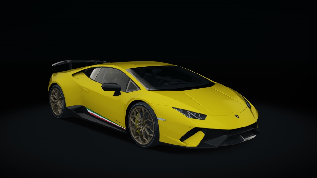Lamborghini Huracan Performante, skin giallo_horus