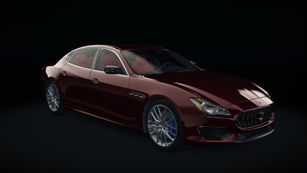 Maserati Quattroporte GTS, skin 04_rosso_folgore