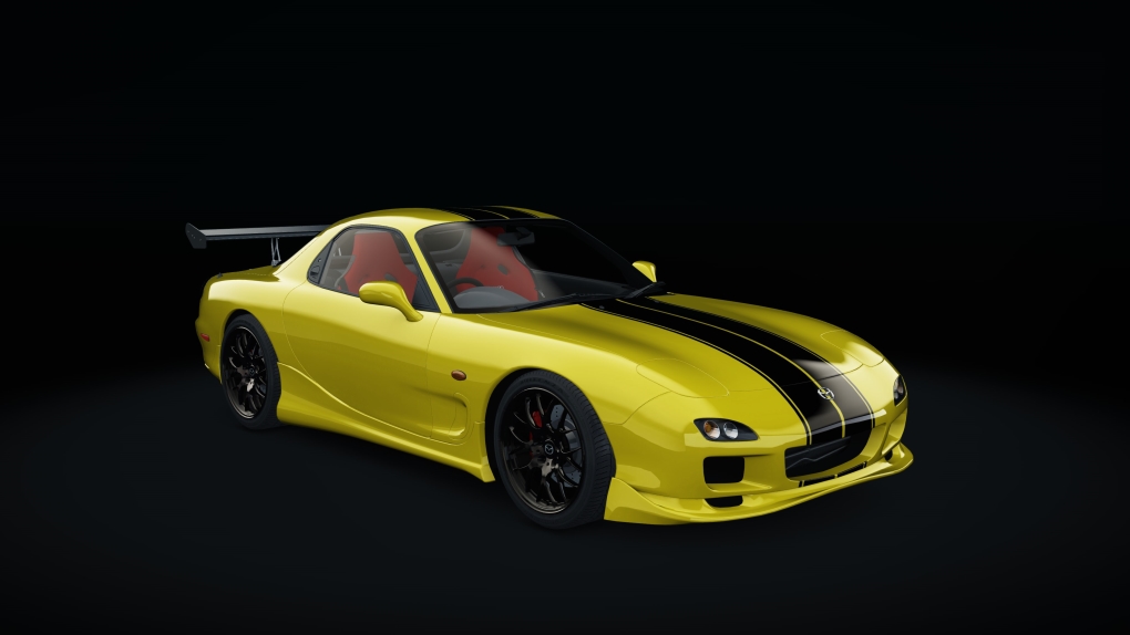 Mazda RX-7 Tuned, skin 03_competition_yellow_s1