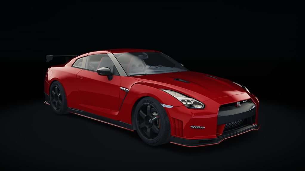 Nissan GT-R NISMO, skin solid_red
