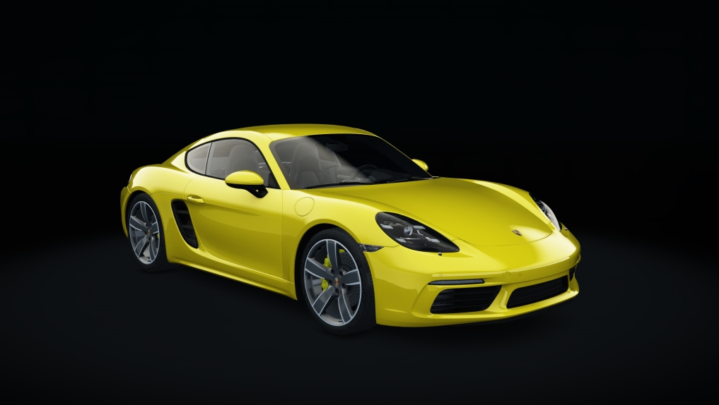 Porsche 718 Cayman S, skin 05_racing_yellow