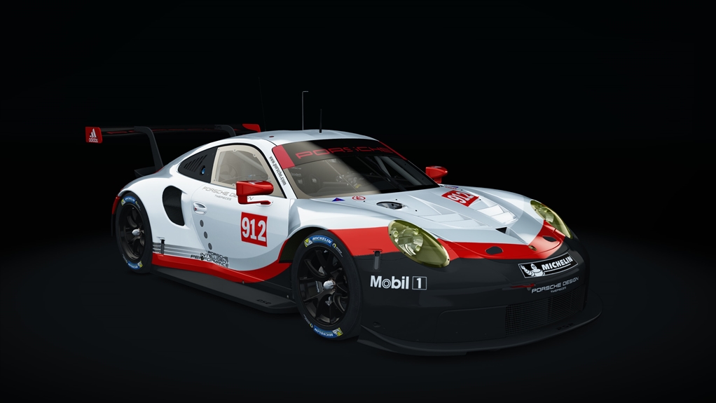Porsche 911 RSR 2017, skin 02_racing_912