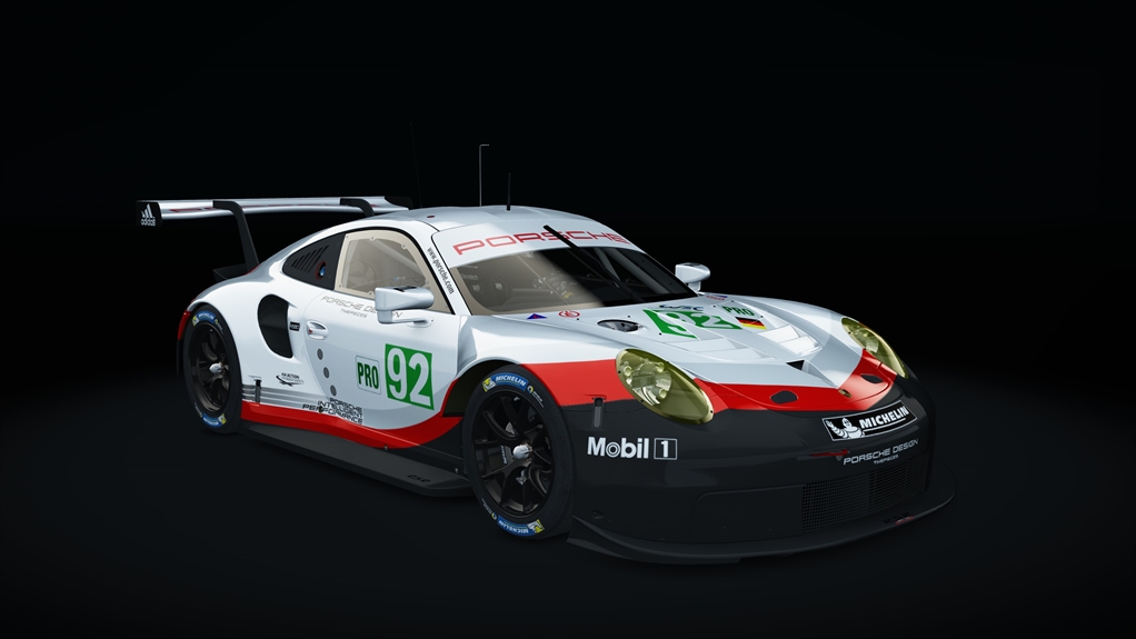 Porsche 911 RSR 2017, skin 04_racing_92