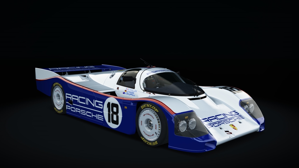 Porsche 962 C Long Tail, skin 01_racing_18_87