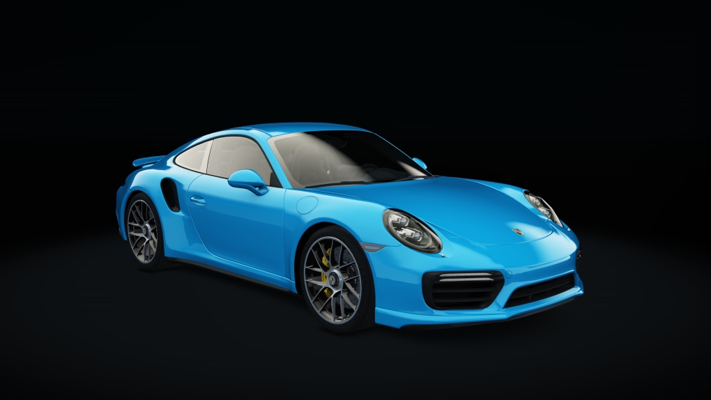 Porsche 911 Turbo S, skin 00_miami_blue
