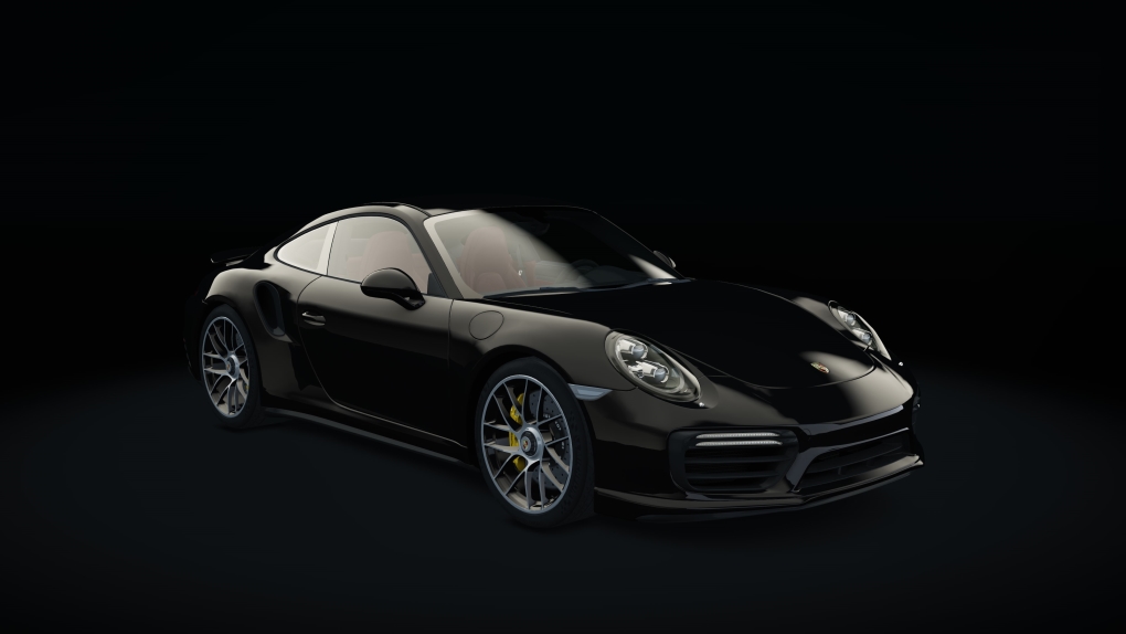 Porsche 911 Turbo S, skin 09_jet_black_metallic