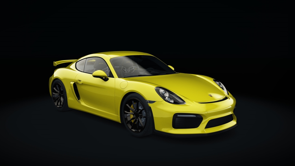 Porsche Cayman GT4, skin 00_racing_yellow